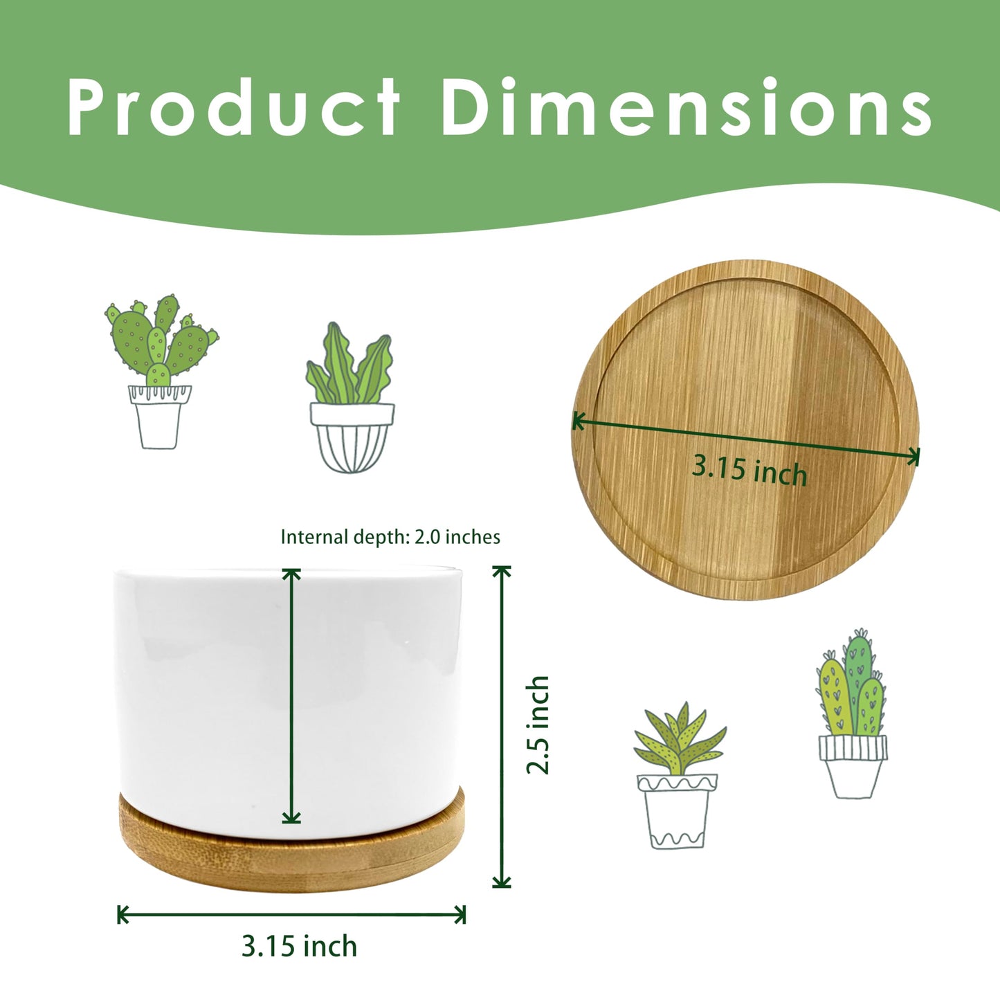 ROXMART Amen Christian Plant Pots, Christian Religious Gifts for Women Men Succulent Planters, Faith Based Prayer Gifts Ceramic Plant Flower Pots for Home Office Desk Table Shelf(No Plants)