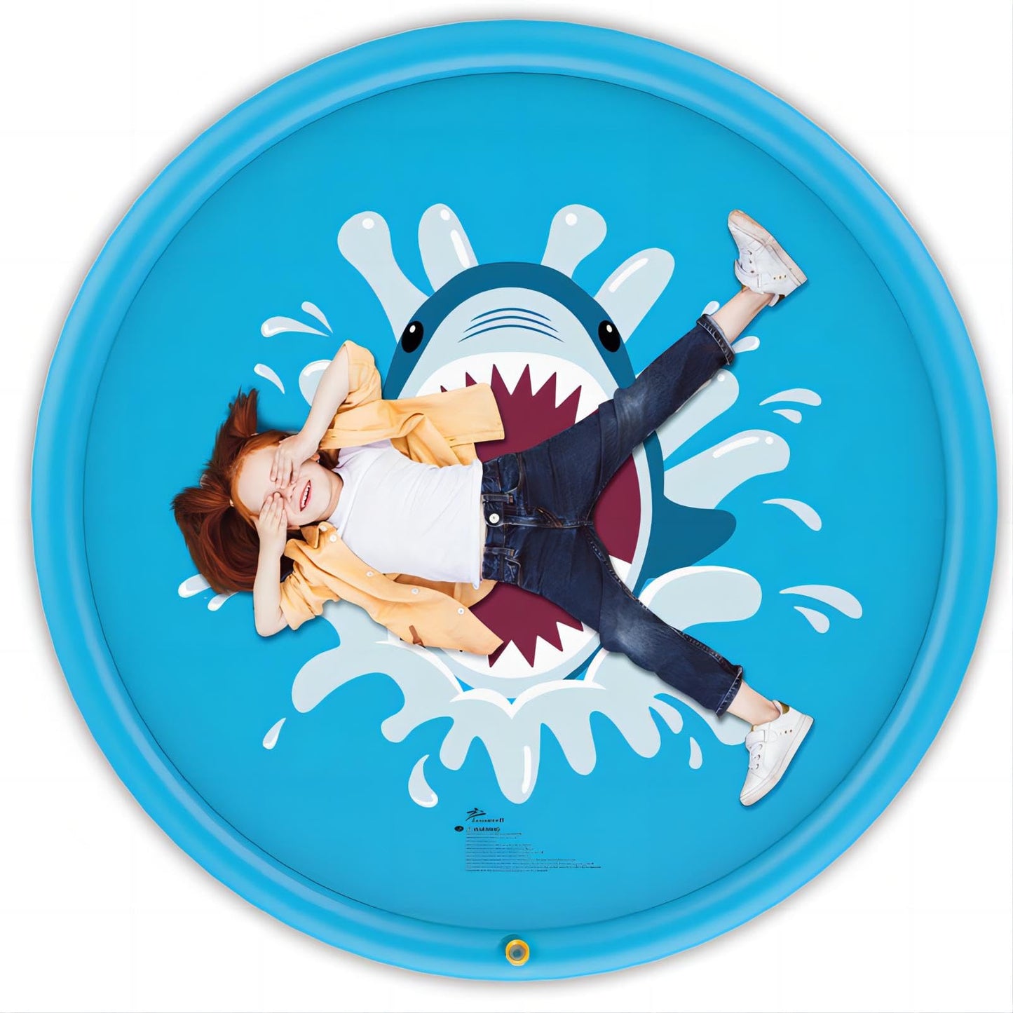 Jasonwell Splash Pad Sprinkler/ Play Mat for Kids, Outdoor Water Toys Inflatable for Baby Toddler Boys Girls Children Age 18+ Months ,Outside Backyard Dog Pool