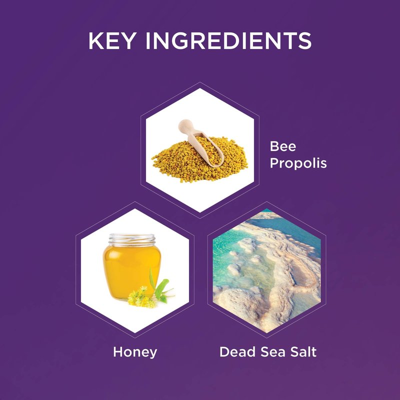 Hey Honey Hand Cream for Extremely Dry Cracked Hands & Elbows - Instant Relief with Shea Butter, Honey & Propolis - Cracked Skin Repair Moisturizer - Fast Absorbing 2.2 Oz