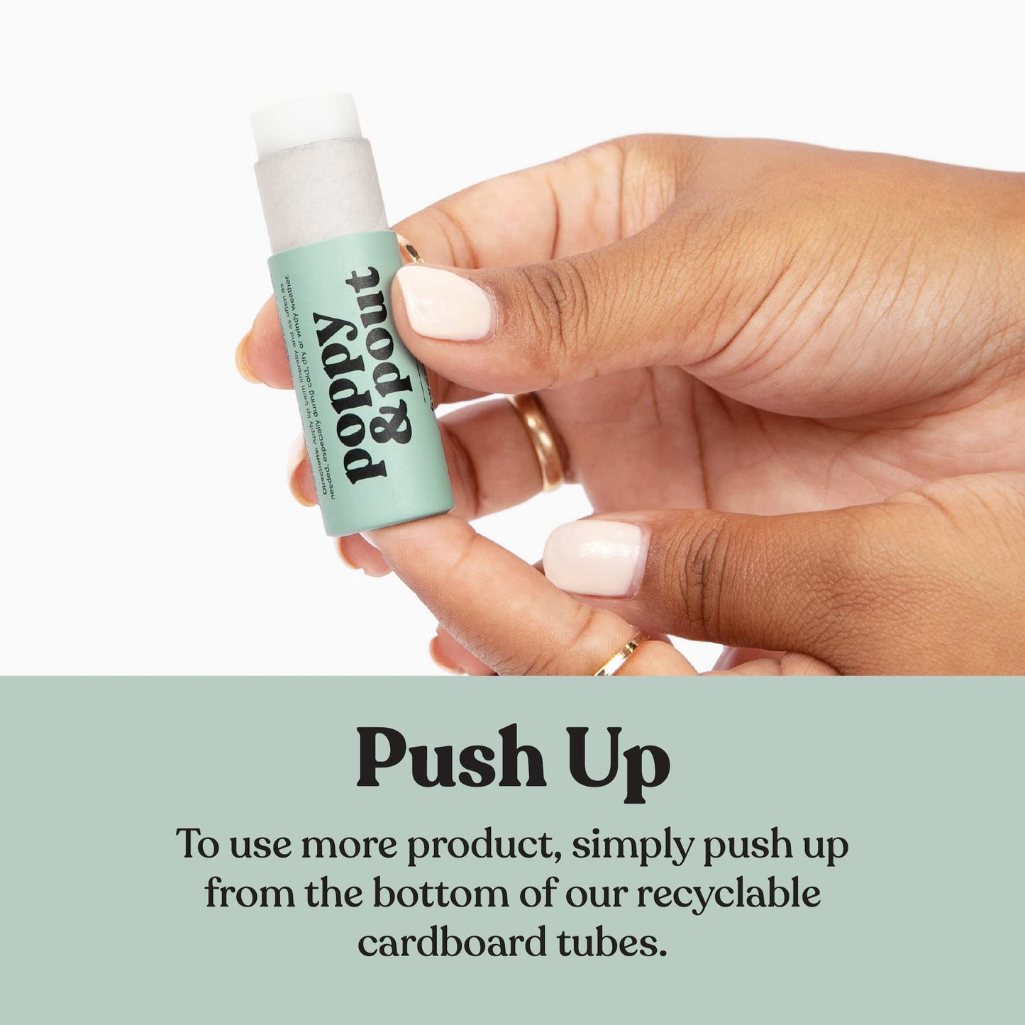 Jumbo Lip Balm Gift Set (5-Pack) | Poppy & Pout All Natural Lip Balms & Moisturizers | Hydrates with Beeswax, Vitamin E, Organic Coconut Oil | Cruelty-Free | Lip Balm in Recyclable Cardboard Tube