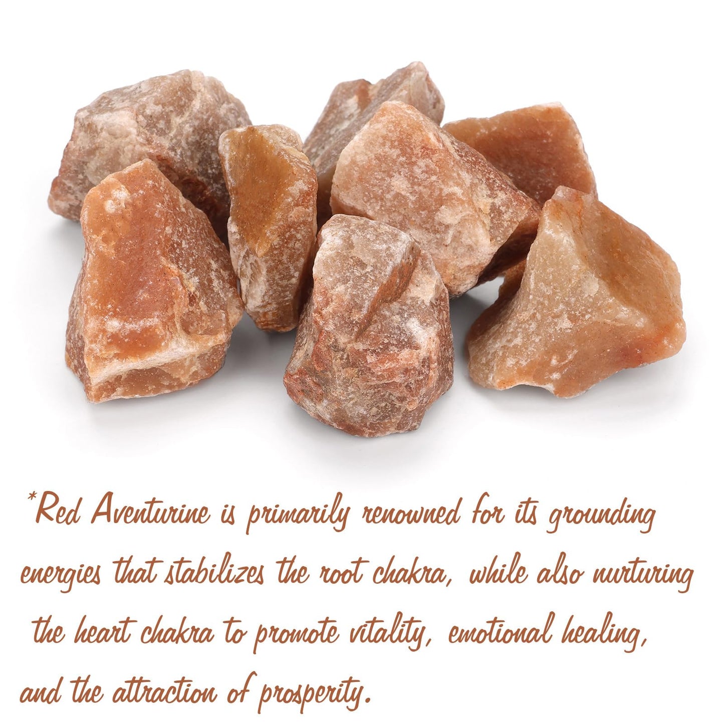 GolbalJew Red Aventurine Natural Raw Crystals 2PCS Healing Crystal Stones 1.2-2.0” Reiki Healing Gemstones for Meditation Chakra Balance Home Decor