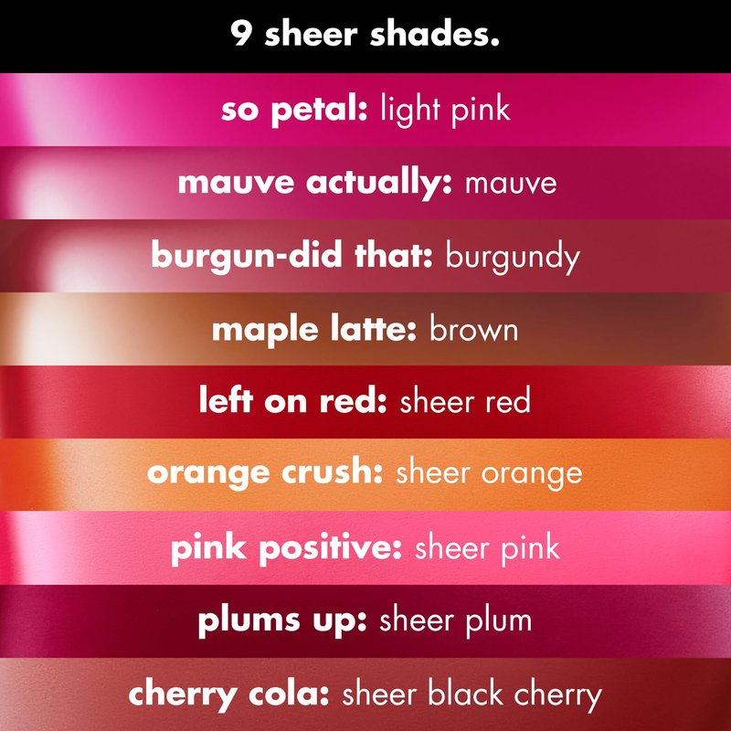 e.l.f. Sheer For It Blush Tint, Multi-Use, Long-Lasting Lip & Cheek Makeup, Creates A Natural Flush Finish, Vegan & Cruelty-Free, Left On Red