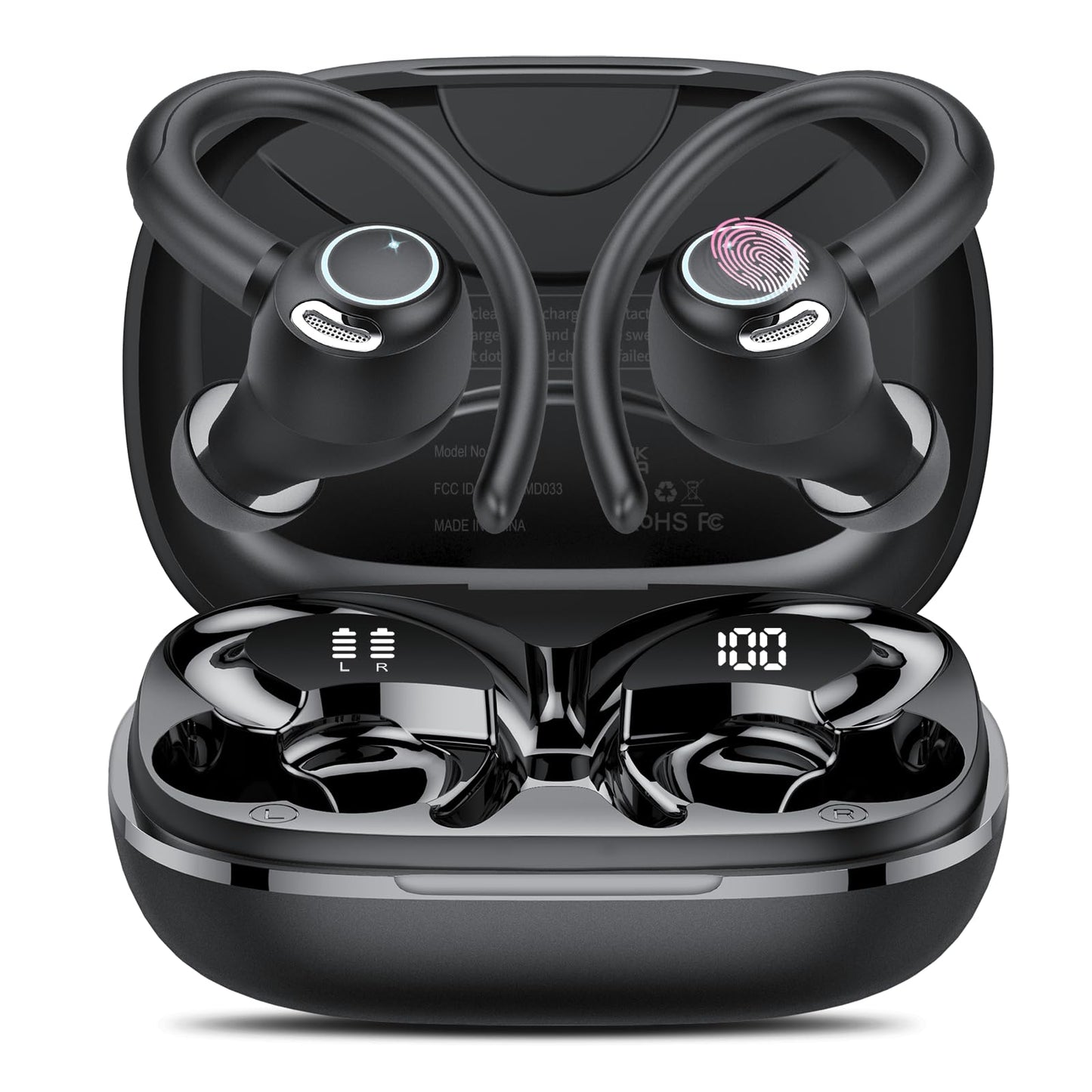 Jesebang AI Translation Earbuds Real Time, 164 Language Translator Earbuds, 3-in-1 Bluetooth 5.4 Translation Headphones with 7 Translation Modes