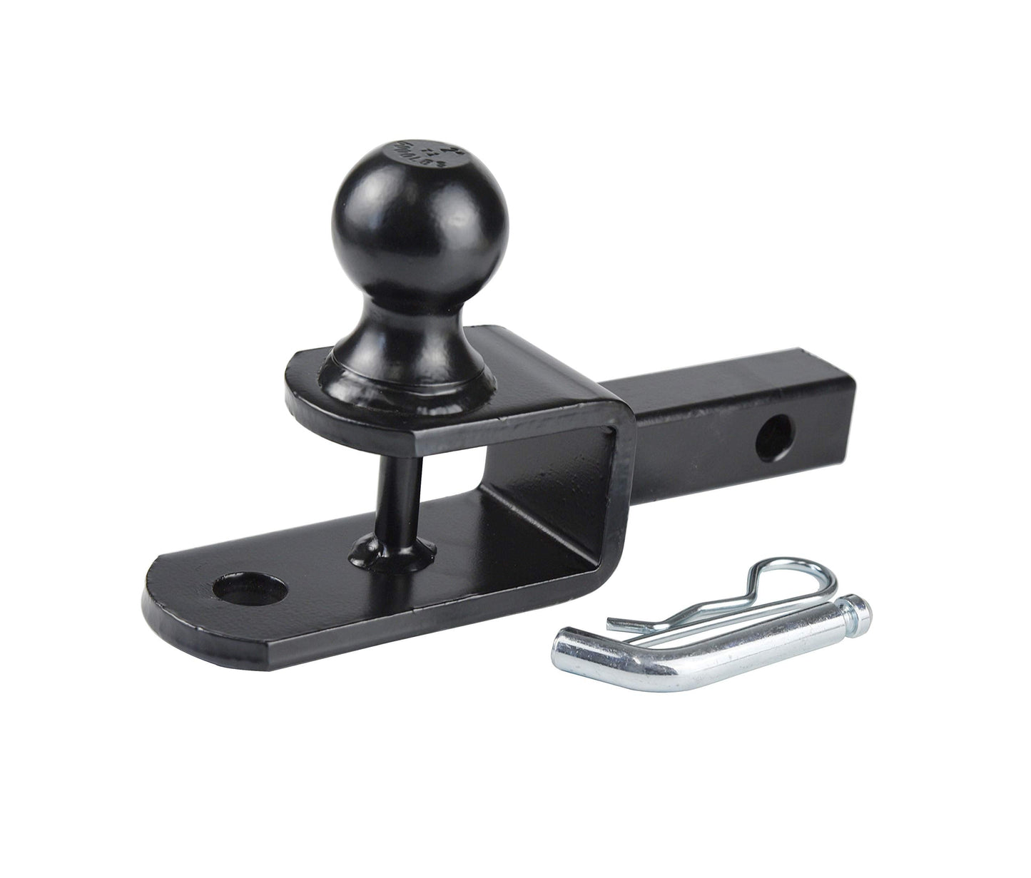 TOPTOW ATV/UTV Trailer Hitch Towing Ball Mounts, 2-Inch Ball, Clevis Pin, Fits 1 1/4-Inch Receiver