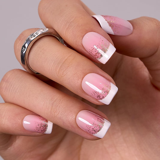CurvLife Press On Nails Kit - Full Cover False Nail Tips with Trendy Designs, Reusable & Glue Included - Easy Application Nail Accessories for Women (cat eyes, Medium)