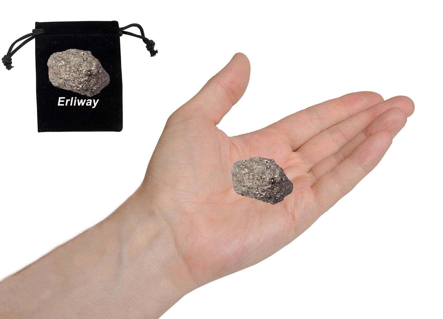 Chalcopyrite Raw Crystals, Large 1.25-2.0" Healing Crystals Natural Rough Stones Crystal for Tumbling, Cabbing, Fountain Rocks, Decoration, Polishing, Wire Wrapping, Wicca & Reiki