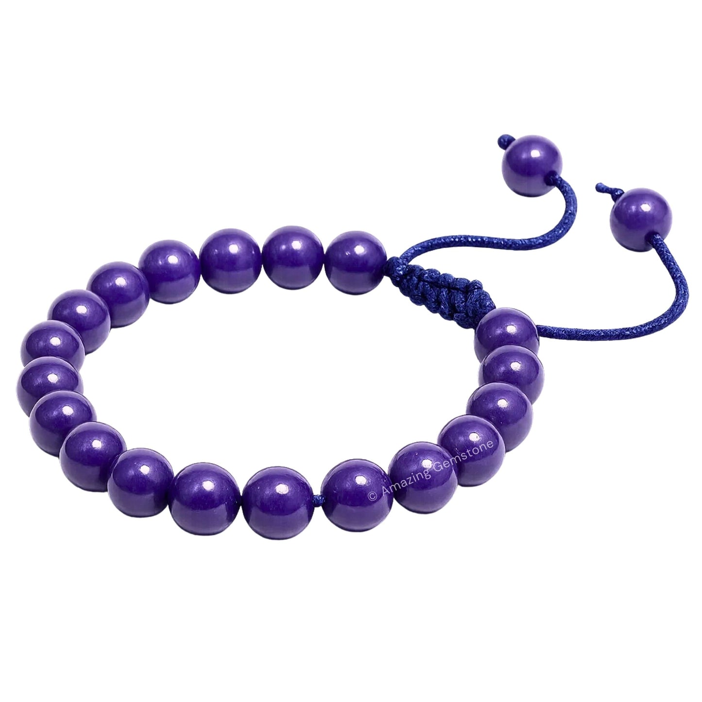 Amazing Gemstone Phosphodorite Bracelet for Women Men's Gifts - Protection Healing Crystal Bracelet - 8mm Beaded Adjustable Bracelet Pulseras Para Hombres Mujer Stocking Stuffers