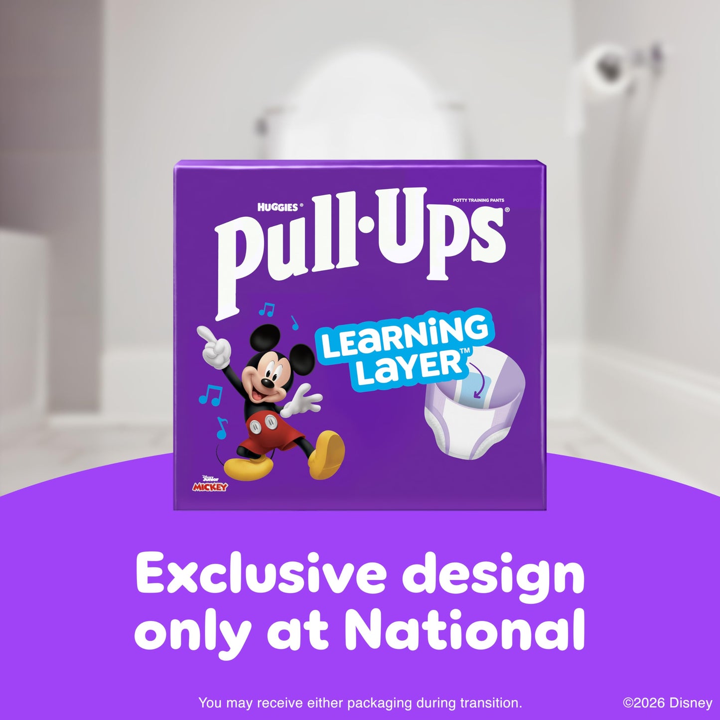 Pull-Ups Boys' Potty Training Pants, Size 6T-7T Training Underwear (55-75 lbs), 72 Count