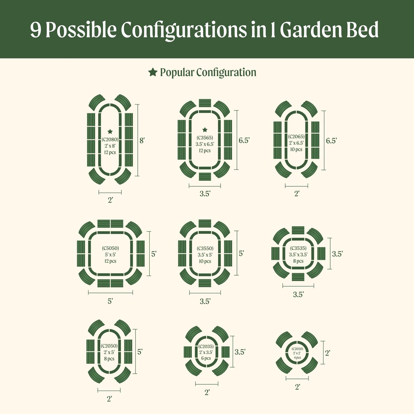 32" Extra Tall Raised Garden Bed Kits, 2 x 8 x 2.7ft Raised Planter Box Outdoor, 3.5 x 6.5 x 2.7ft Deep Root 9 in 1 Modular Metal Raised Beds for Gardening Vegetables Flowers Fruits - Sky Blue
