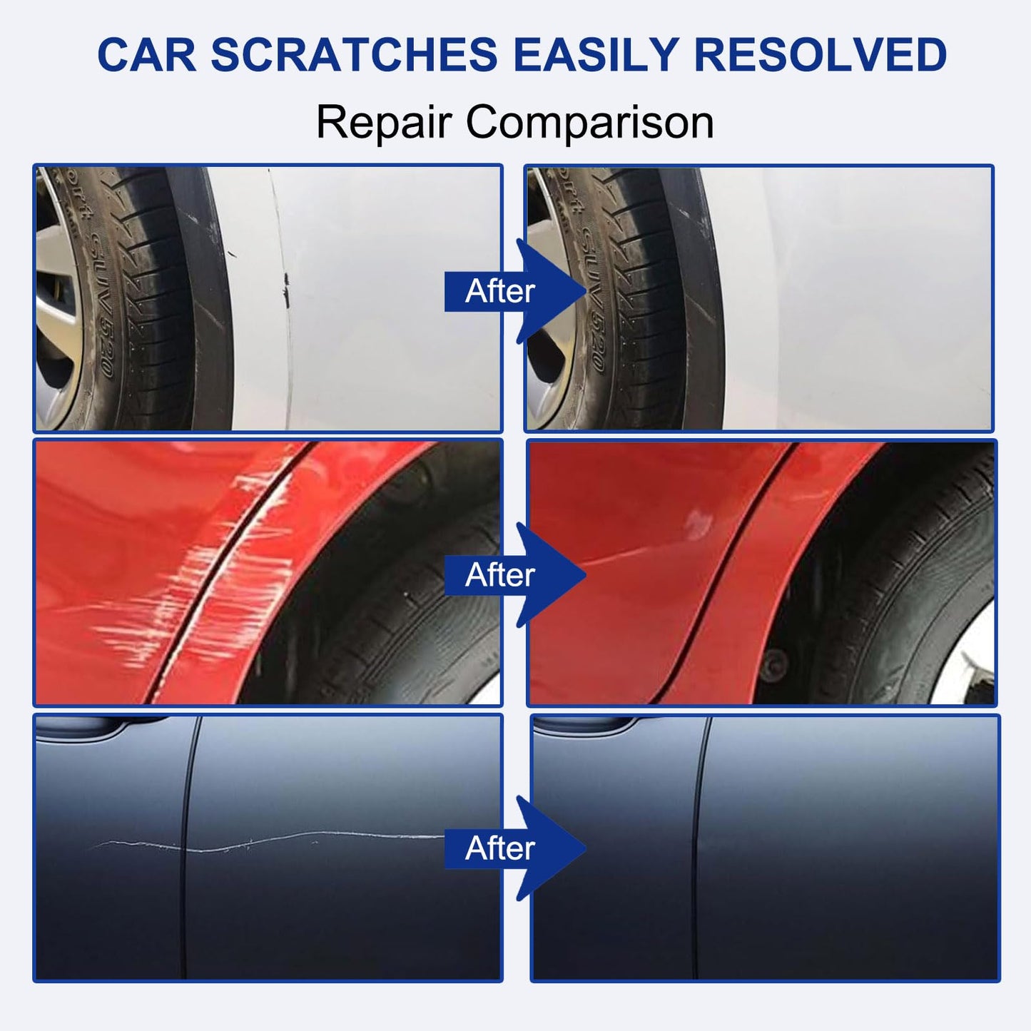 Oxford White(YZ/Z1/M6887) Touch Up Paint for Ford -Exact Match–Chips and Nicks Car Paint Scratch Repair Kit Automotive Paint Pen for F-150/Mustang/Transit/Explorer/Ranger/Escape/Edge