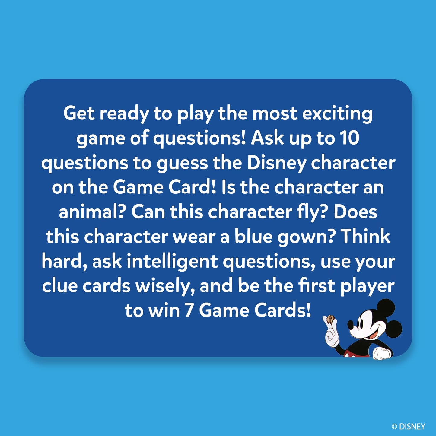 Skillmatics Guess in 10 Disney, Card Game, Christmas Stocking Stuffers for Girls, Boys, Kids, Teens, Adults Who Love Cinderella, Mickey Mouse, Moana, Travel Toy, Gifts for Ages 6, 7, 8, 9 and Up