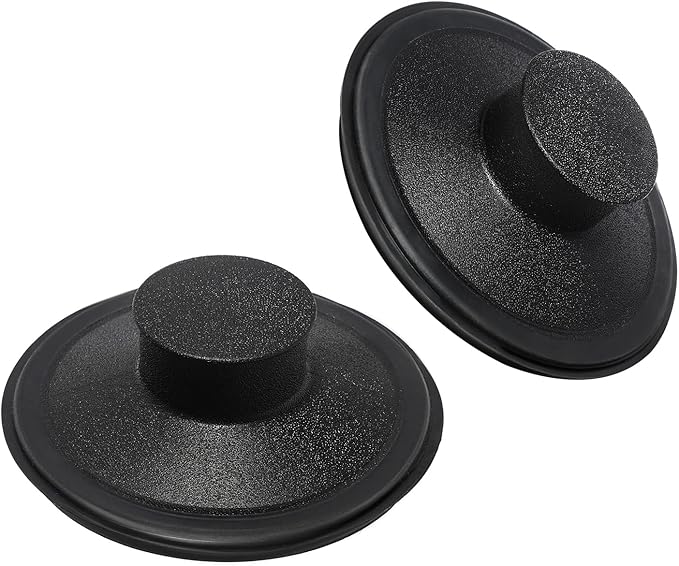 RQYEKDO Kitchen Sink Stopper, 3-1/2" Universal Sink Cover for Garbage Disposal Stopper and Kitchen Drain Plug,Replacement for InSinkErator, Moen,Waste King, Whirlpool,Kohlerï¼2PC