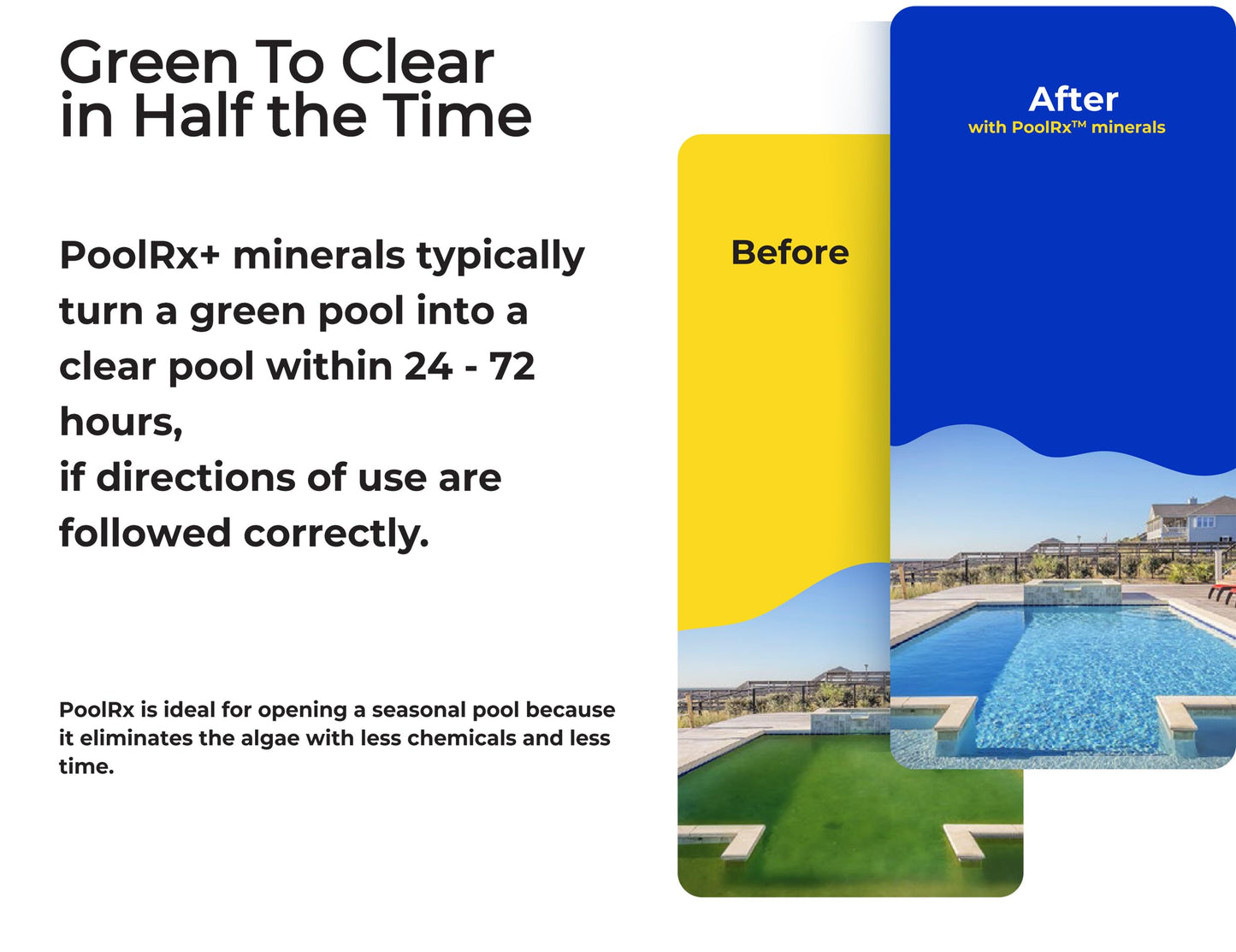 PoolRX+ Pool Unit 7.5k-20k gallons (4-Pack), Blue, (331003)