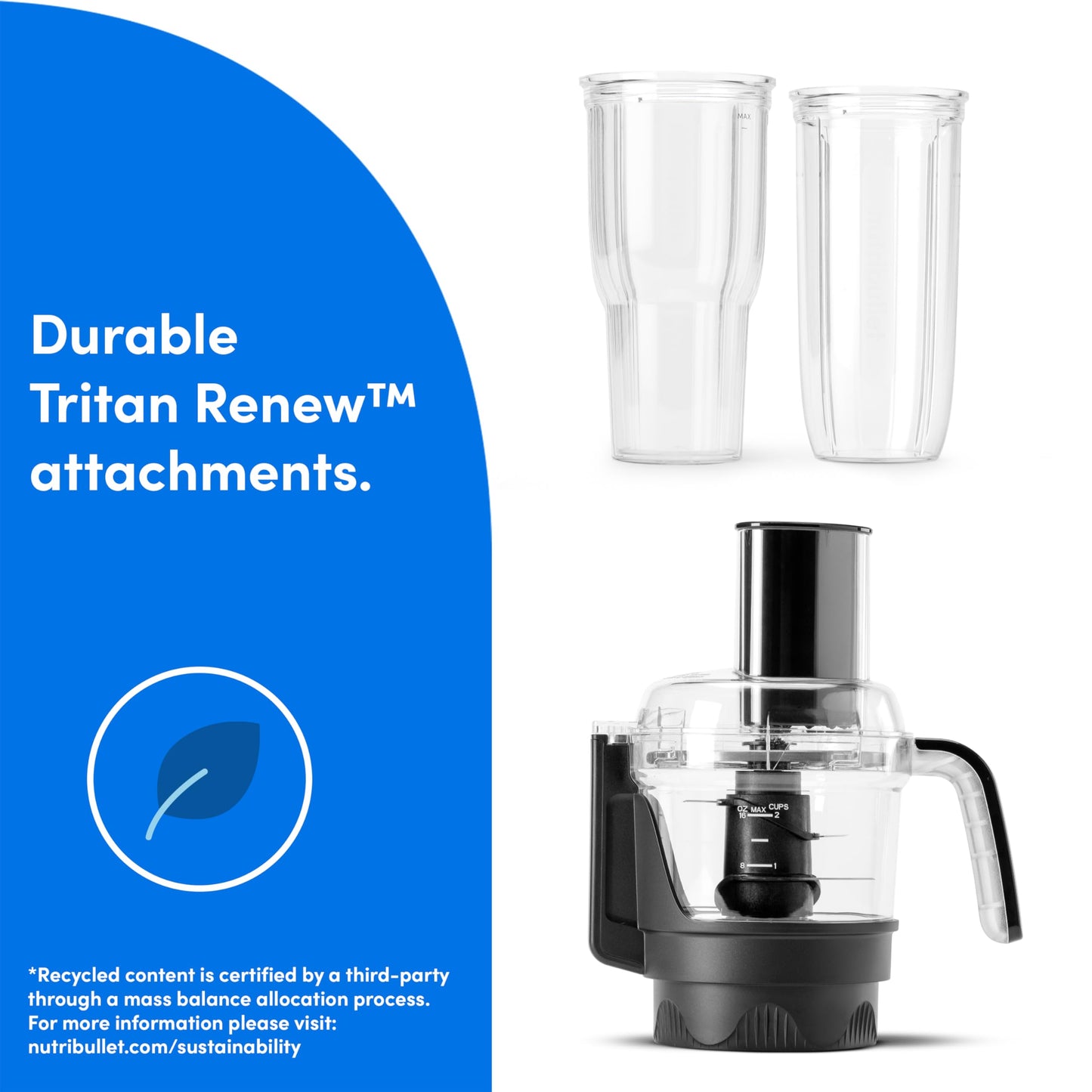 nutribullet® Ultra Plus+ 3-1 Compact Kitchen System, 1200W Kitchen System with Blender, Food Processor, and Coffee and Spice Grinder, 32oz and 24oz Blending Cups, 2-Cup Food Processor, Pearl White