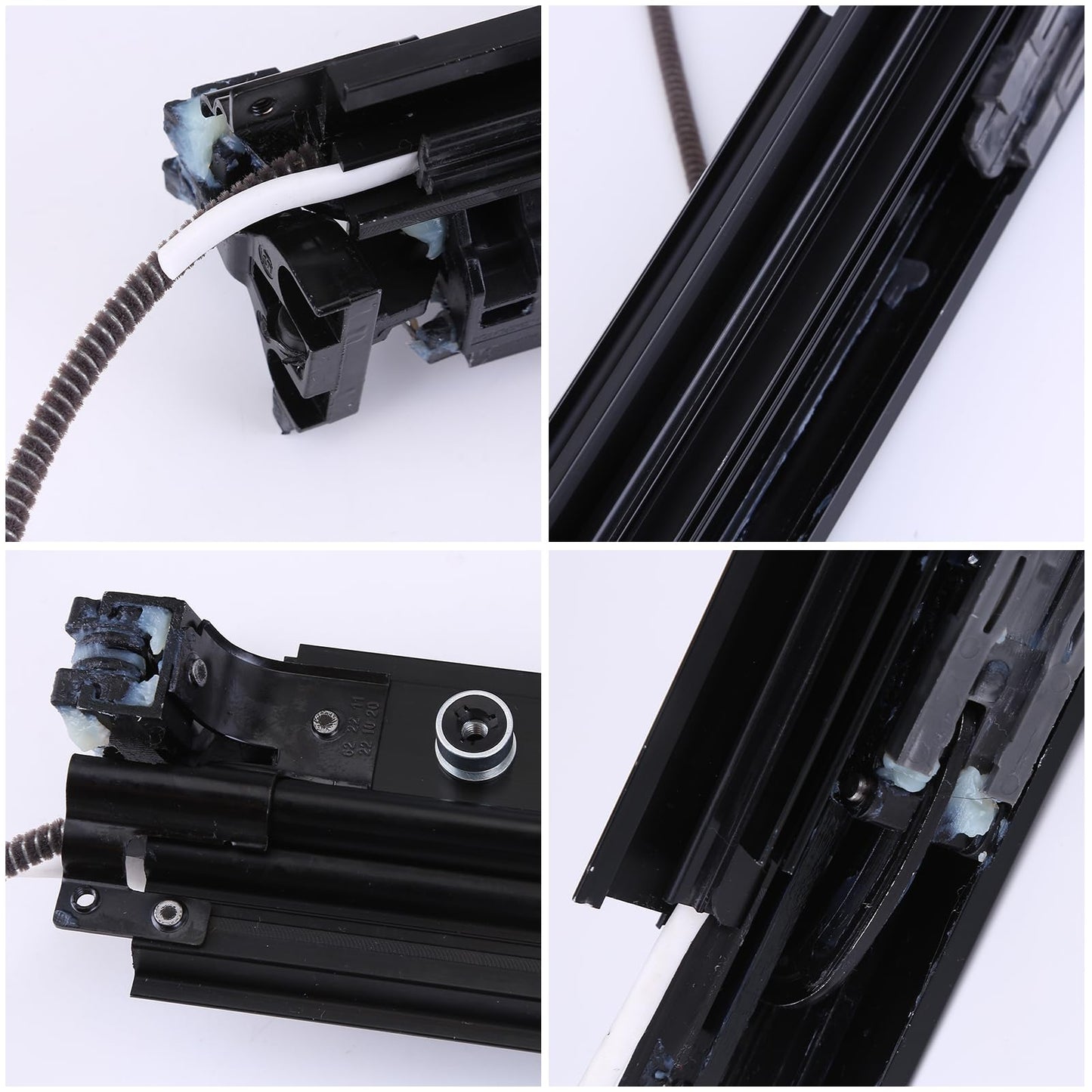 1Pair Panoramic Sunroof Sliding Track for Mercedes-Benz W205 C43 AMG C63 C300 C350e 2015-2021 2.0L 3.0L 4.0L Left & Right Panoramic Sunroof Tracks Sunroof Bracket Replace A2057801100, A2057801200