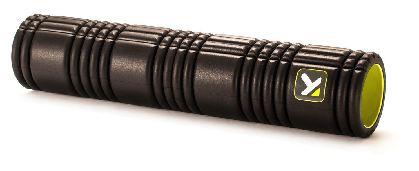 TriggerPoint Grid 2.0 Foam Roller for Deep Tissue Massage and Muscle Recovery, 26 Inch Multi-Density EVA with Hollow Core, Supports 500 Pounds, Black