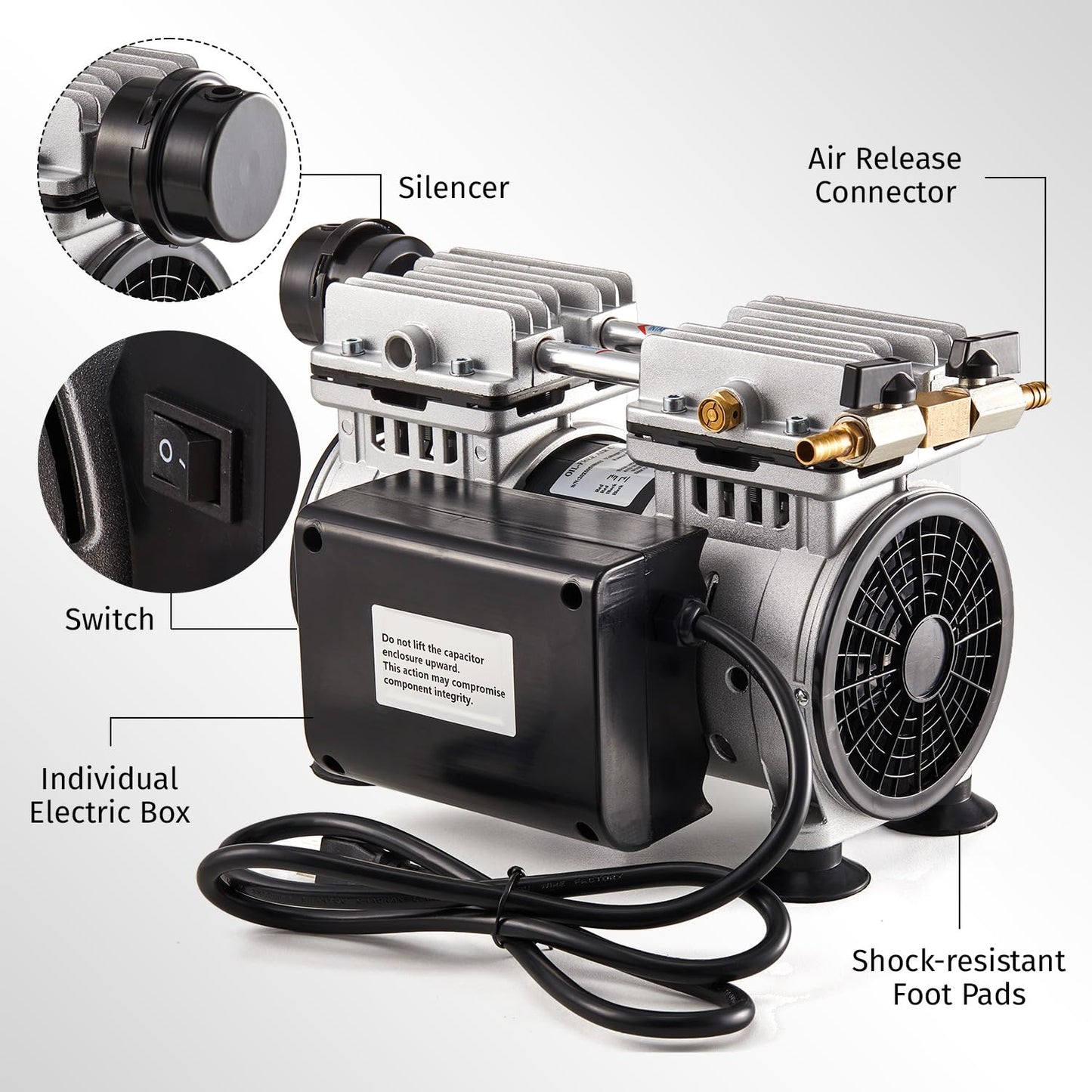 MEISHUNDA Pond Aerator Pump and Pond Aerator Weatherproof Outdoor