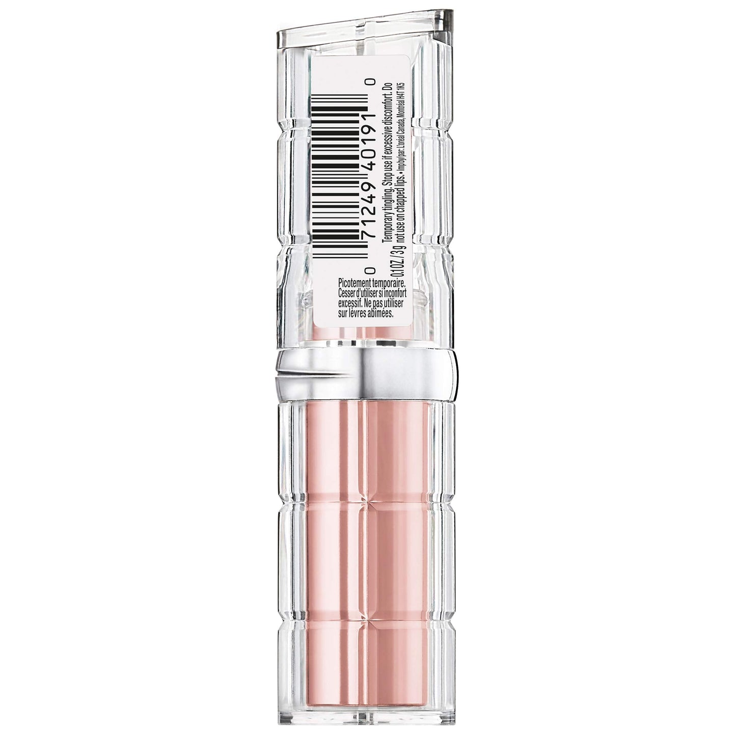 L'Oreal Paris Makeup Colour Riche Shine Lipstick, Glazed Pink, 0.1 oz.