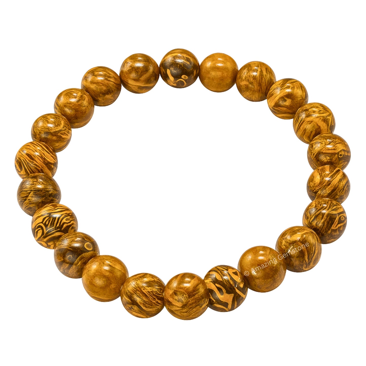 Amazing Gemstone Crystal Bracelet for Women Men's Gifts - Protection Healing Crystal Bracelet - 8mm Gemstone Beaded Stretchable Bracelet Pulseras Para Hombres Mujer Stocking Stuffers Mothers Day Gift (Mariyam Jasper)