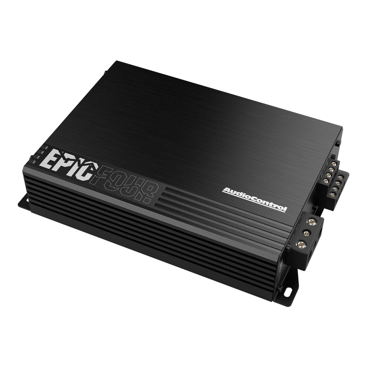 AudioControl EPICFOUR 4-Channel Amplifier Car Audio 800W RMS, Compact Digital Class D, High/Low Pass Crossover, RCA Line Level Inputs for Aftermarket Radios, Epicenter Link, Smart Auto Protection