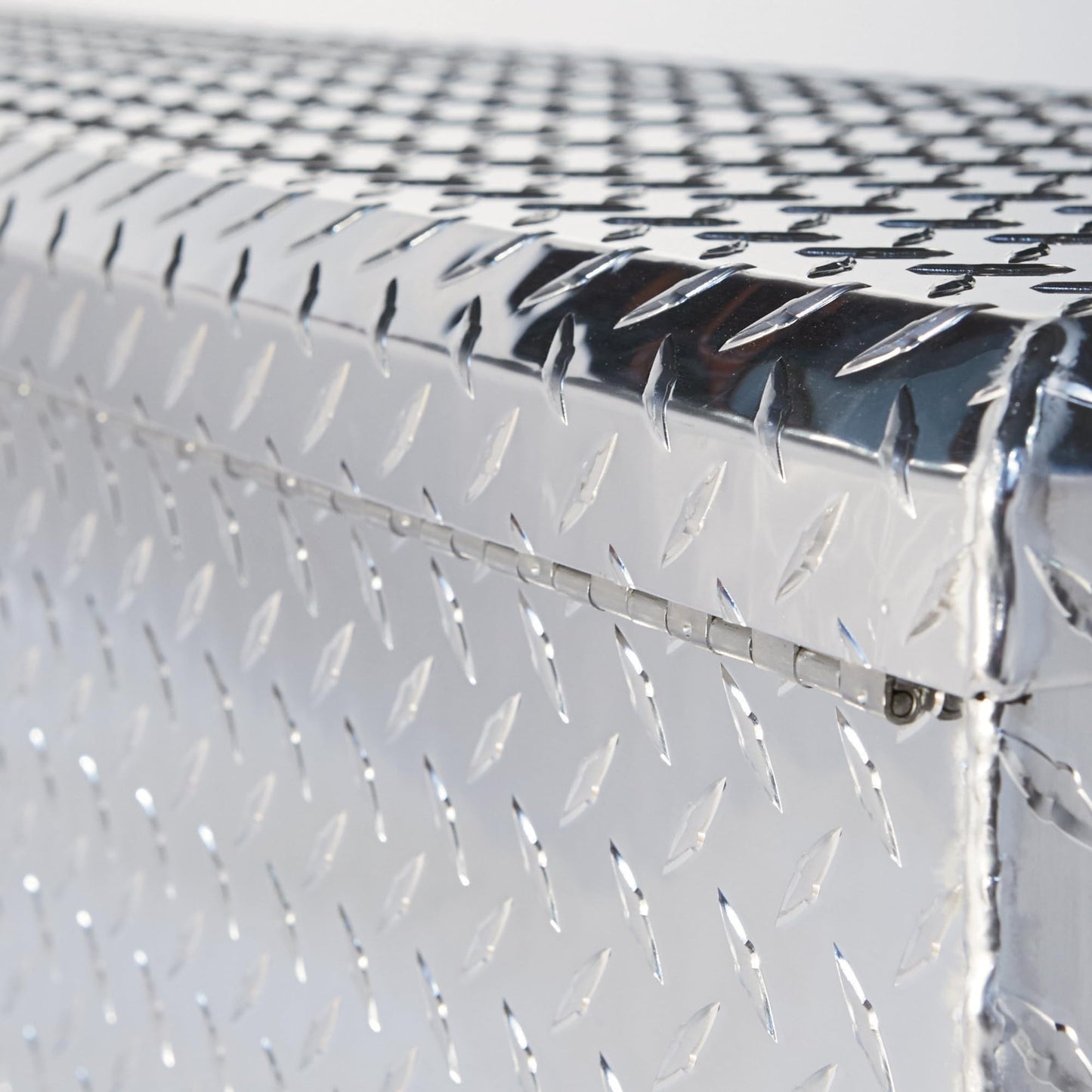 Northern Tool Side-Mount Truck Tool Box - Aluminum, Diamond Plate, Pull Handle Latch, 48in. x 11.5in. x 11in. Model Number 36012757