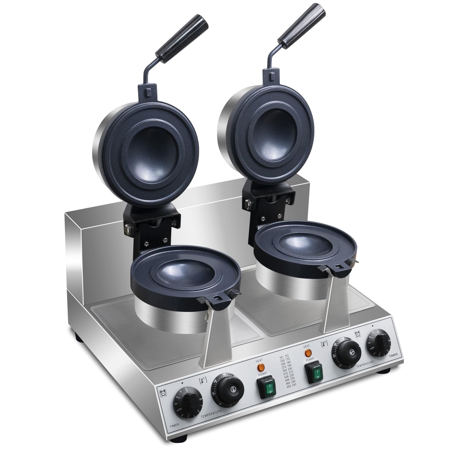 Ice Cream Burger Maker,double UFO Burger Maker,180°Rotating Ice Cream Filling Waffle Maker,Hamburger Waffle Maker Sandwich Press Non-stick Panini press waffle machine 2600W Gelato Panini Press machine