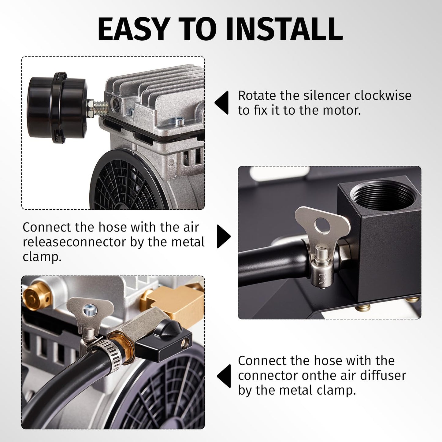 Pond Aerator Pump and Pond Aerator Weatherproof Outdoor Cabinet