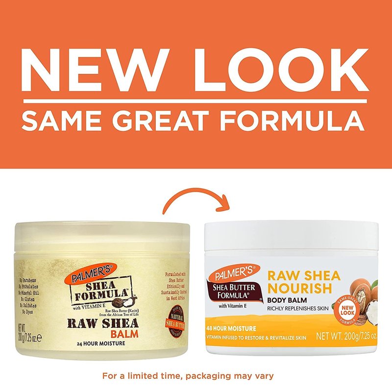 Palmer's Raw Shea Butter Formula Balm 7.25 oz (Pack of 2)