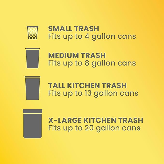 Glad ForceFlex Tall Kitchen Drawstring Trash Bags,13 Gal,Gain Original,80 Ct (Package May Vary),(Pack of 3)