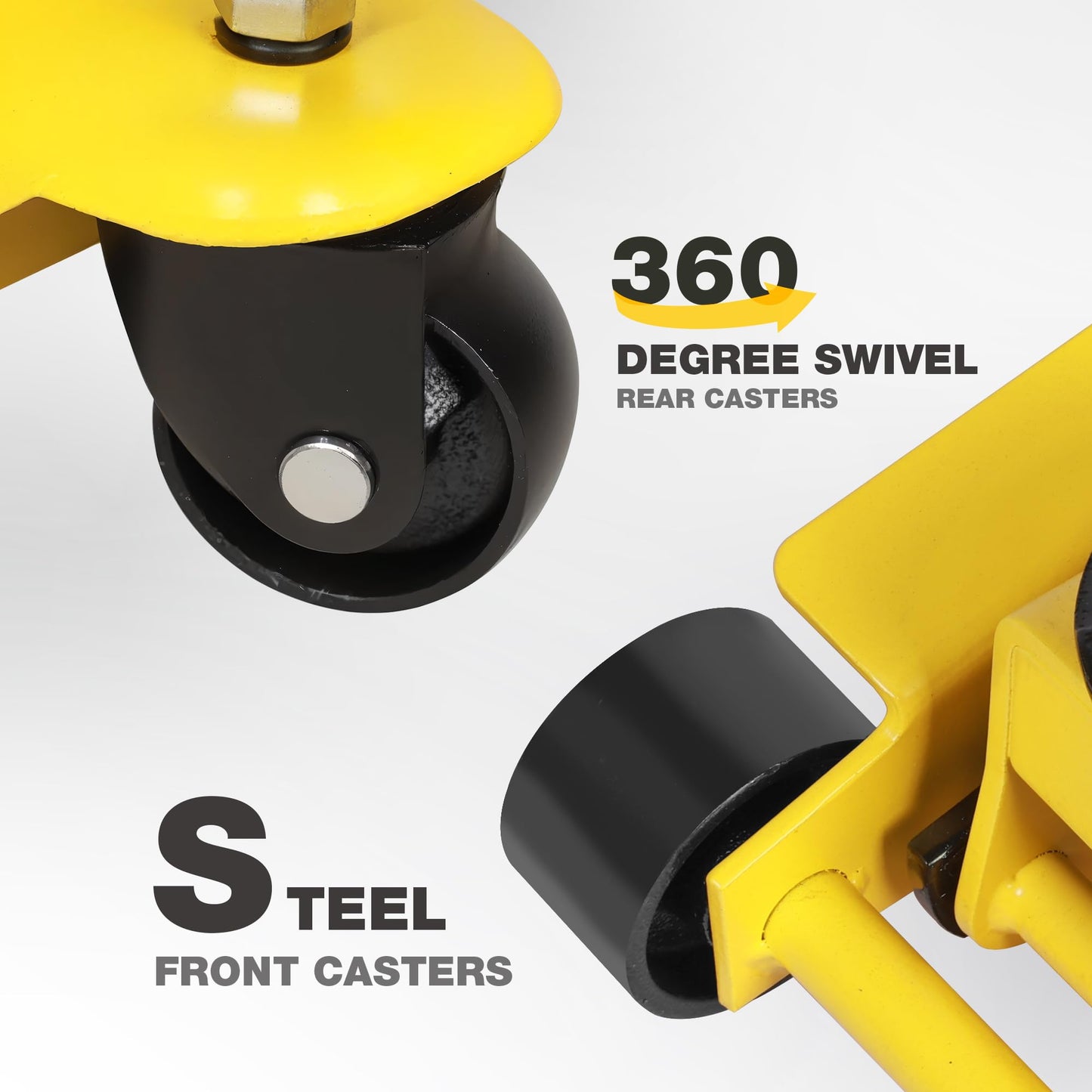 YELLOW JACKET Floor Jack 3 Ton for Quickly Car Lift, Hydraulic Service Floor Jack 6600 lb Capacity