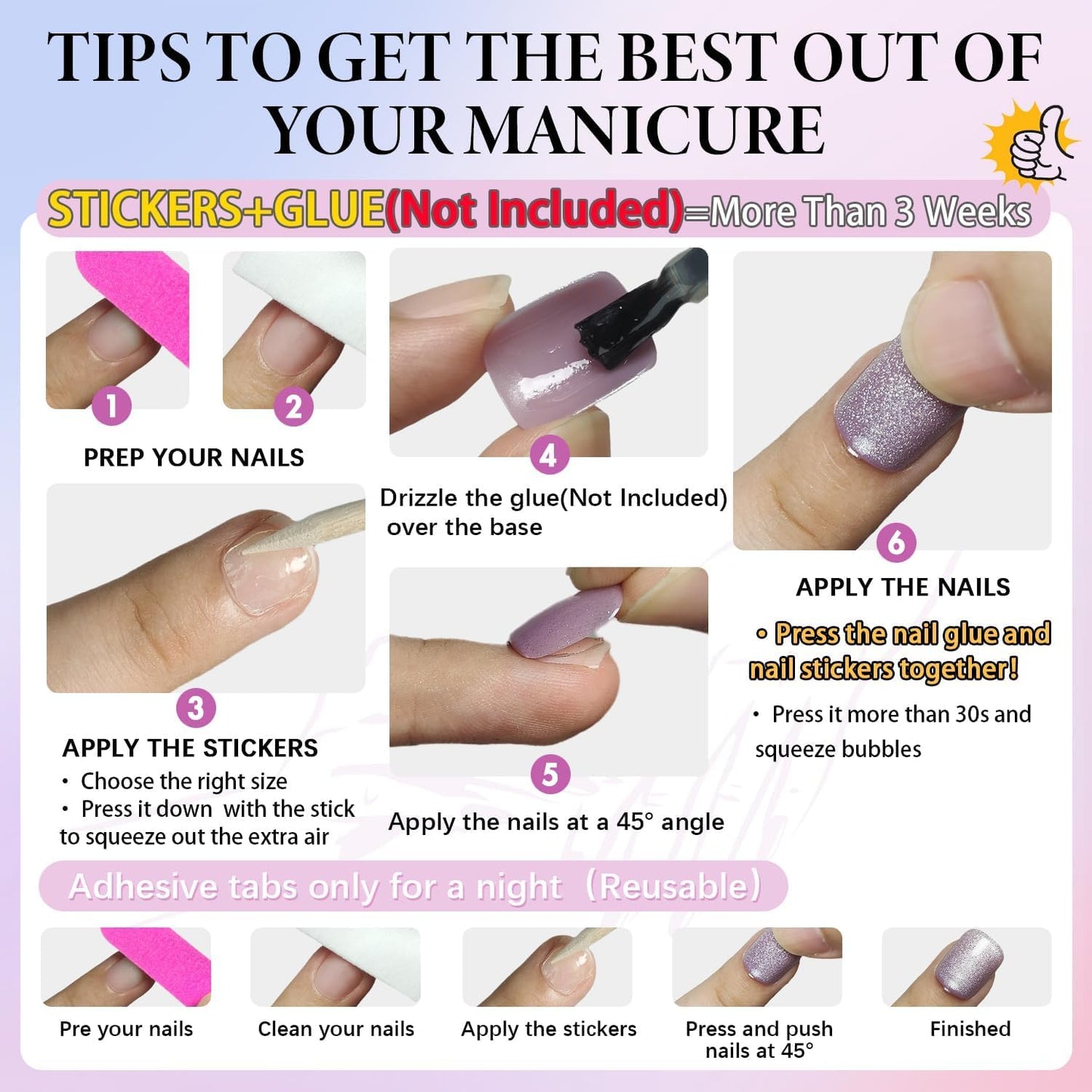 KQueenest Purple Cat Eye Press on Nails Short, 30 Pcs Acrylic Press on Nails Square, Sparkly Glitter Black Fake Nails Press on Short, Reusable Chrome Soft Gel Glue on Nails for Women, Gothic Design