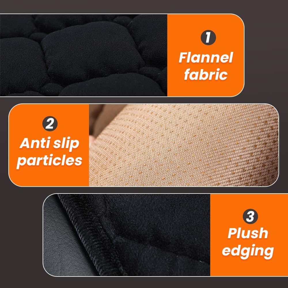 Lagwry 2025 New Comfortable Portable Heated Seat Cushion, Office Universal Soft Seat Chair Cushion with Winter Heated Seat Cover for Home Office, USB Heated Seat Pad for Office Chair (Gray)