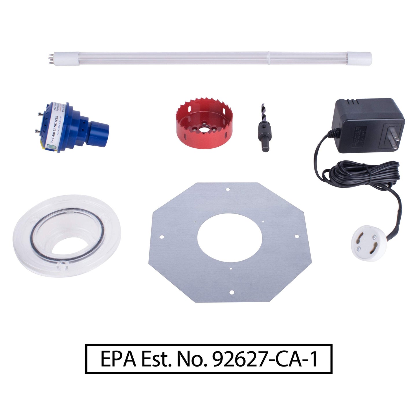 Bio Shield Antimicrobial Protection UV Light for AC System, Cleans HVAC Ducts and AC Coils of Bacteria, Germs, Mold and Allergens, Complete Unit, 50-BUVAS-E