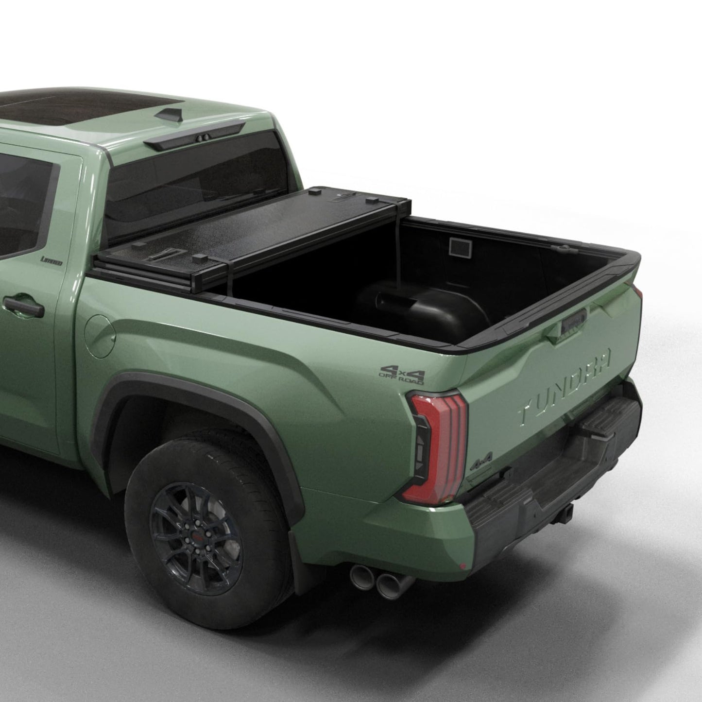Toptiny Hard Folding Truck Bed Tonneau Cover HTF034 Fits 2022-2026 Toyota Tundra 5‘6" Bed w/OE Rail System (66.7")