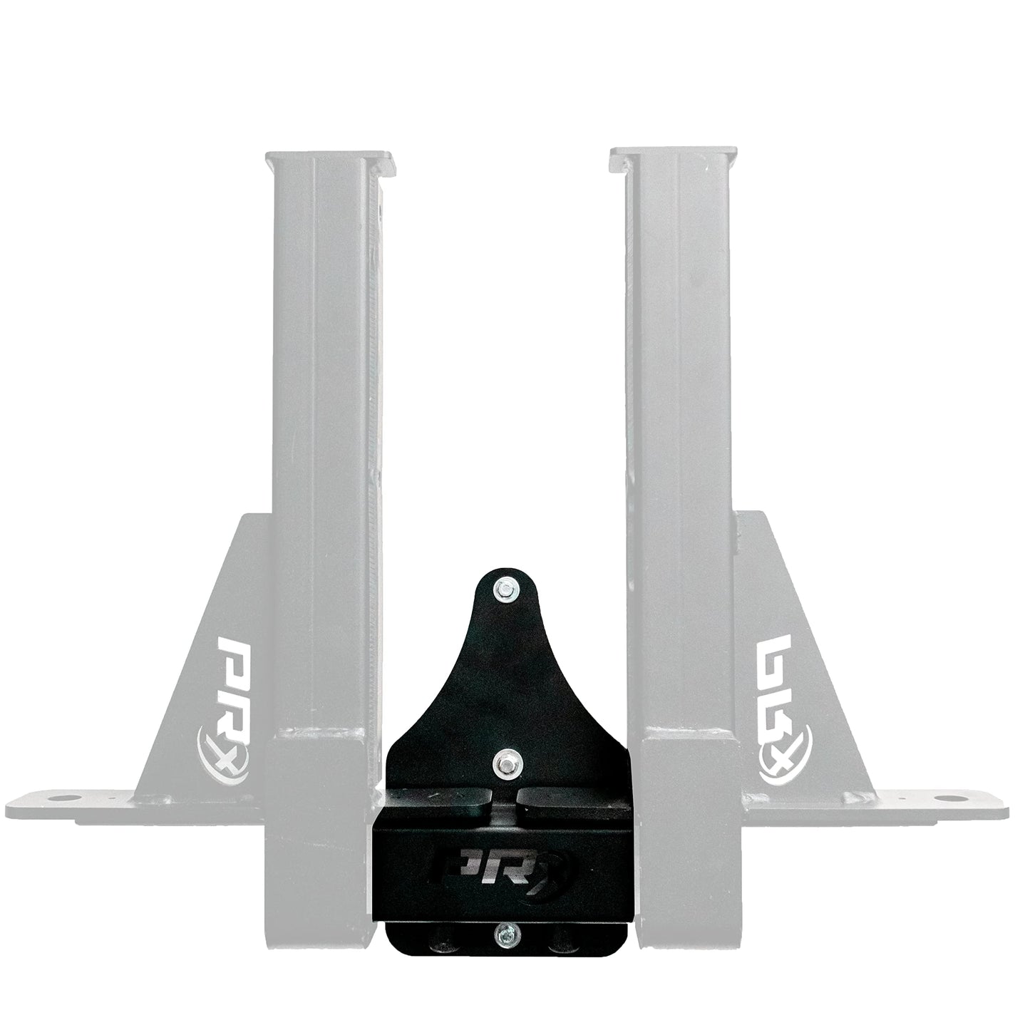 PRx Performance Wall Mounted Spotter Arm Storage - Fits 5/8" & 1"" Holes - Steel Weight Catches for 2x3 & 3x3 Squat Rack - Space-Saving Home Garage Gym Equipment - Accessories for Men - USA Made- Black"