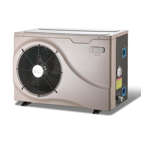ECOPOOLTECH 20000BTU Electric Swimming Pool Heat Pump, Plug-in Pool Heater for Above Ground and Inground Pools, Smart Control No Timer Need, Heating and Cooling Pool Warmer, 120V
