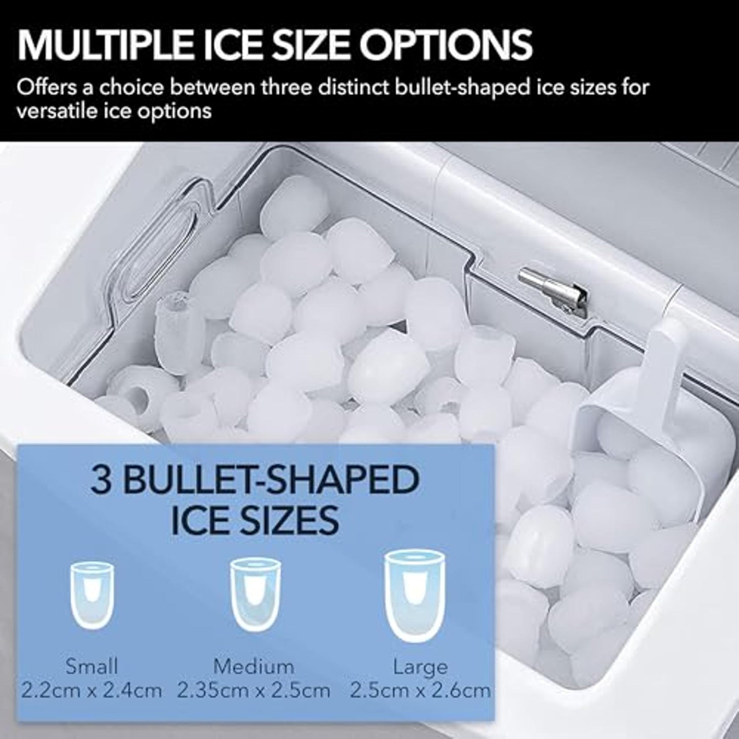 Whynter IMC-490SS Portable Ice Maker, 49-Pound, Stainless Steel
