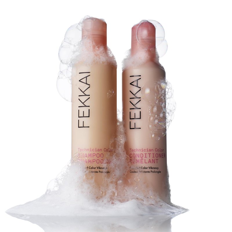 Fekkai Technician Color Shampoo (8.5 oz) + Flash Mask (5 oz) - Extends Vibrancy of Color-Treated Hair - Free of Sulfates, Parabens, Phthalates - Vegan, Cruelty-Free