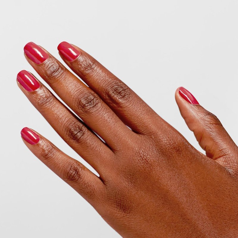 OPI Infinite Shine Dutch Tulips | Opaque Bright Red Crème Long Wear Gel Like Nail Polish | Vegan, Long Lasting, Streak Free