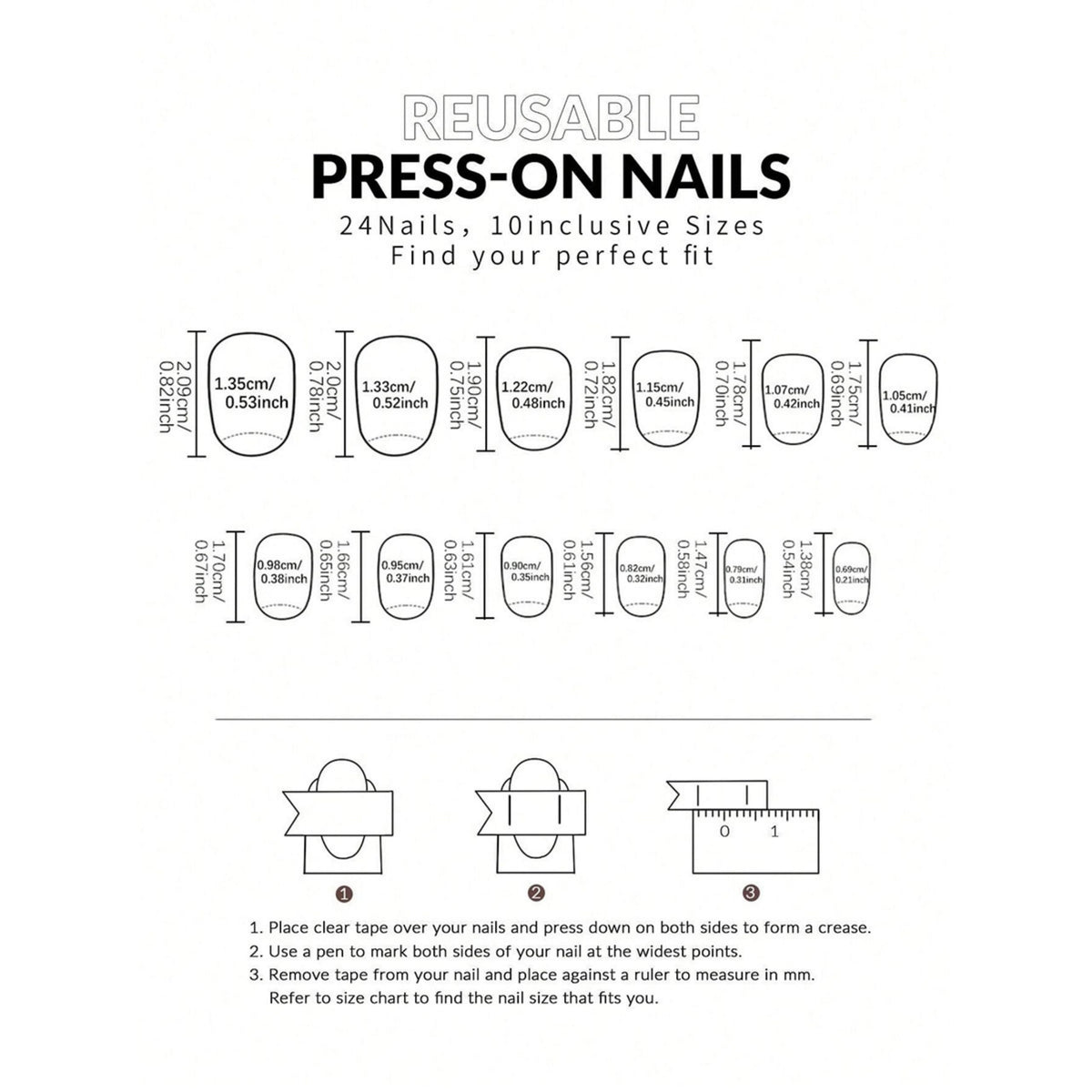 Short Press on Nails Almond Fake Nails Blue Acrylic Nail Press ons Seeneey Multicolor Beach Stick on Nail for Women 24pcs