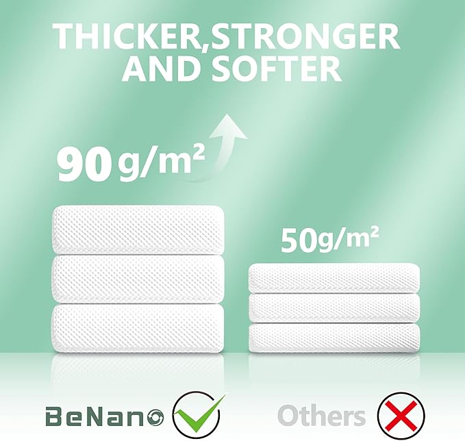 Benano Premium Compressed Towel Tablets Disposable Towel 55.1 in x 27.5 in Large Bath Towel Travel Towel Reusable for Hotel Camping Sports Hiking Beach Swimming Vacation (55.1" x 27.5" (5 Pack))