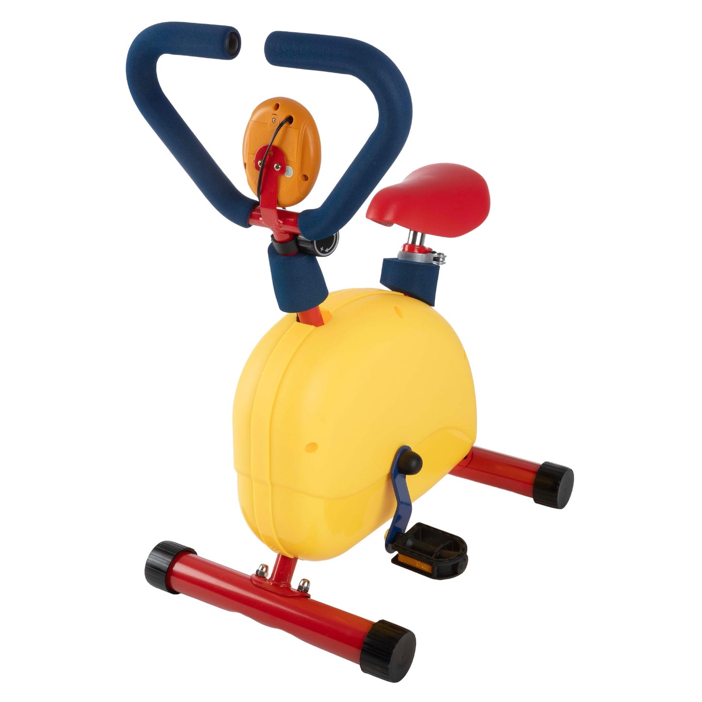 Kids Exercise Bike - Indoor Stationary Cycle Riding Toy with Adjustable Seat - Kids Workout Equipment for Boys and Girls Ages 4 and Up by Hey Play