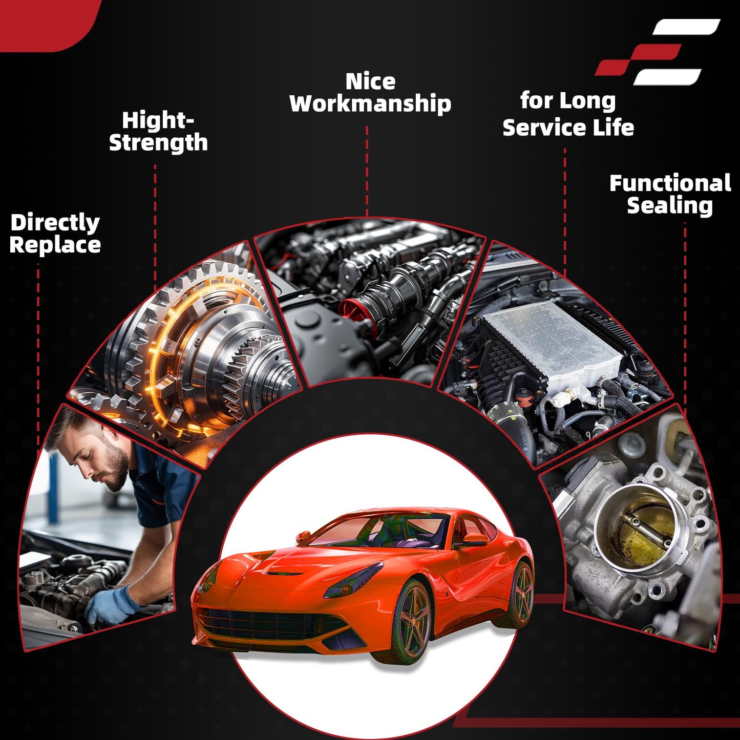 Sloppy Mechanics Stage 2 Cam Springs Lifters Kit E-1840-P, PAC-1218, 12482063 For Escalade 05 97-00 08-13, for Impala Silverado Suburban Tahoe Sierra Yukon1997-2013