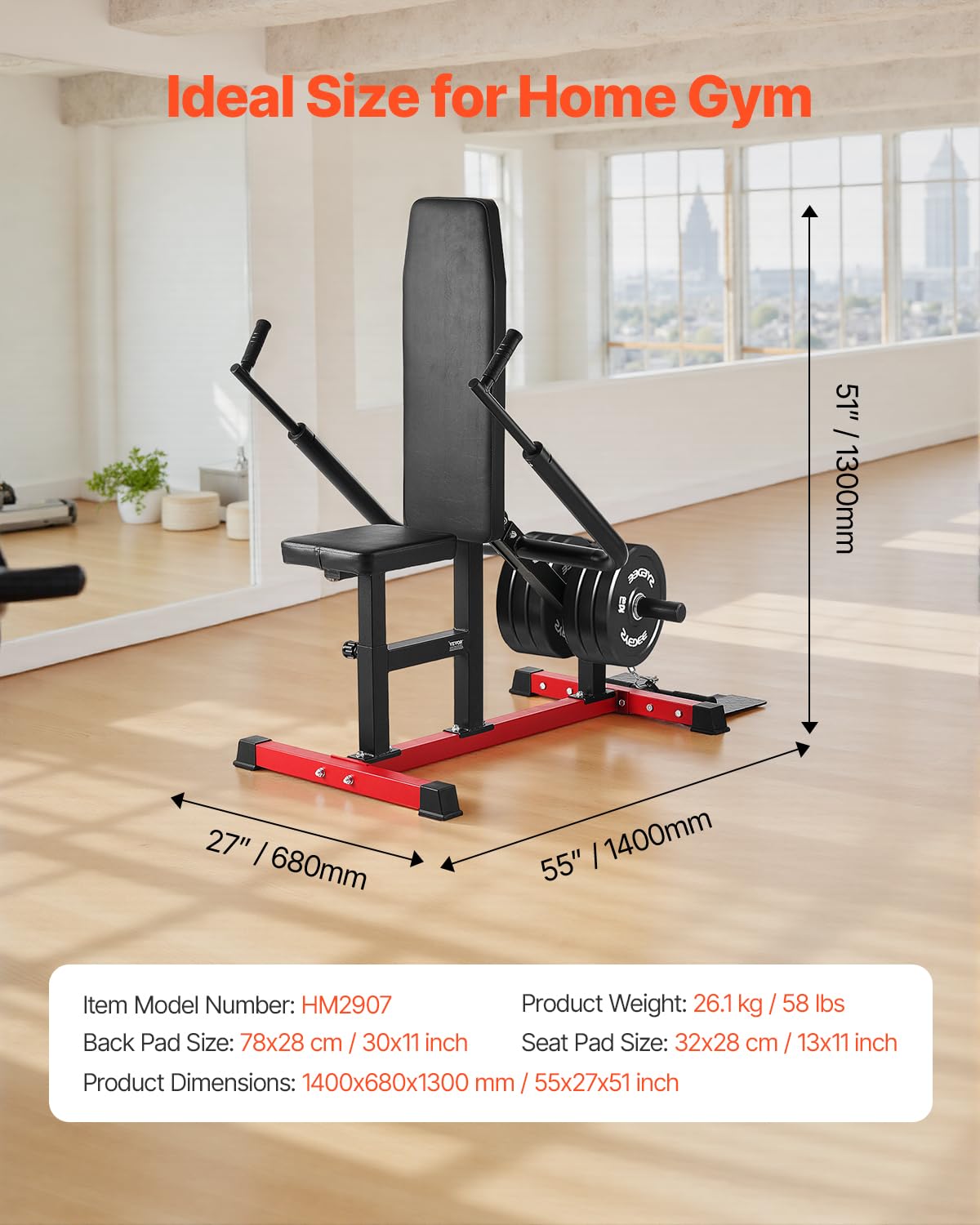 VEVOR Seated Dip Machine, Tricep Bicep Press Down Machine with Cable Bar, Adjustable Seat, and Backrest, Exercise Equipment for Chest Training, Upper Body Push Fitness Workout, Hold up to 450LBS