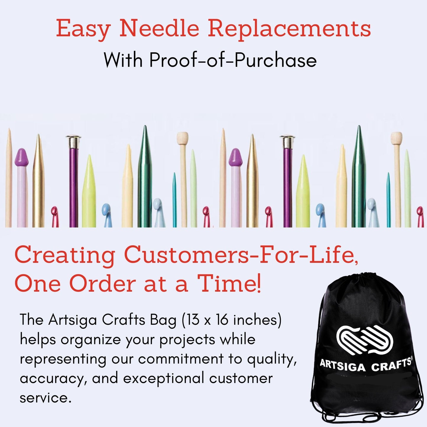 KnitPro Mindful Explore Set 10 inch Circular Knitting Needles Size 0, 1.5, 2.5, 4, 6. 7, 8, 10, Scissors, Gauge, Stitch Markers & More, Fabric Case with Project Bag