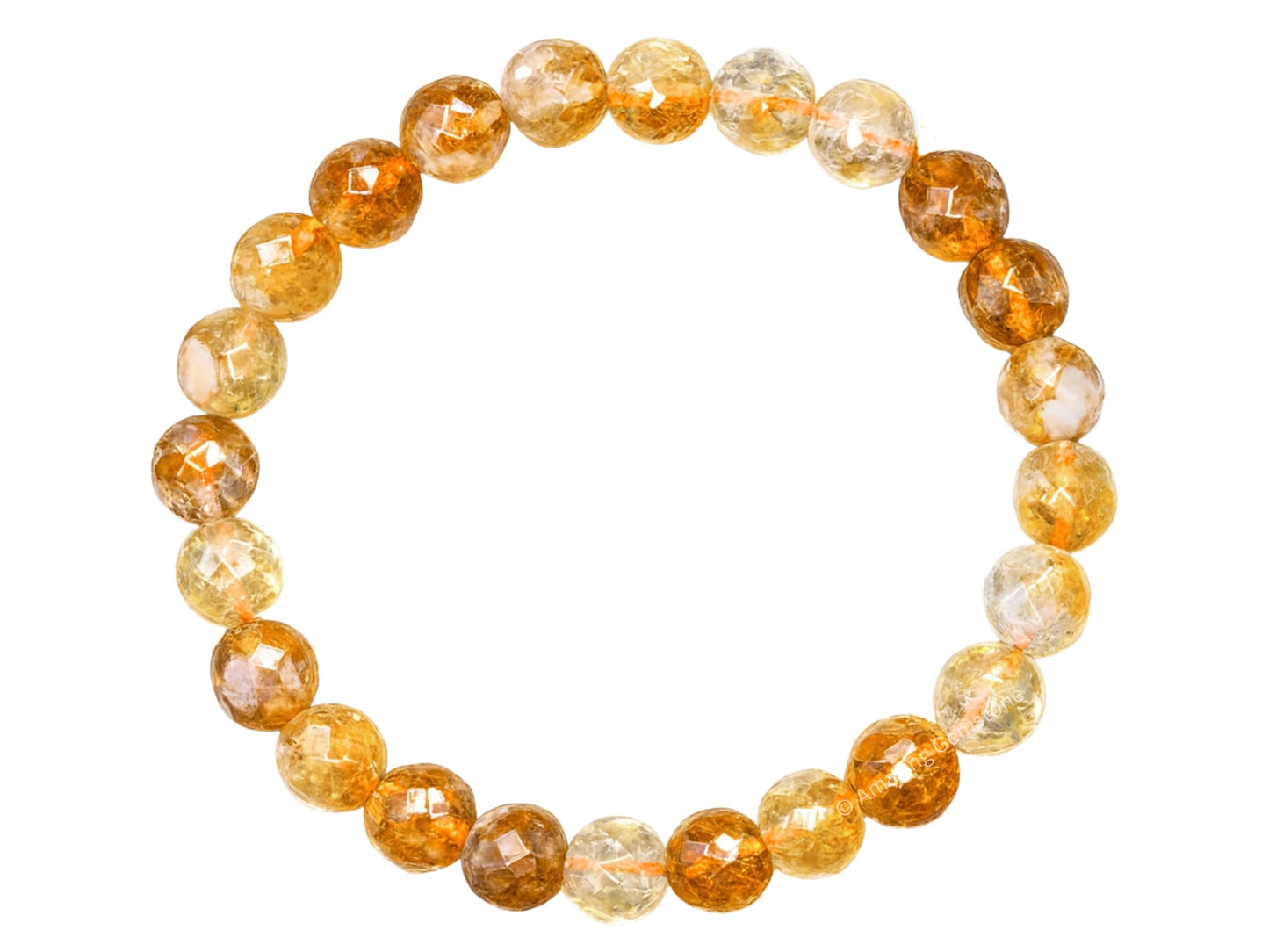 Amazing Gemstone Citrine Bracelet for Women - Chakra Mens Bracelet Protection Crystals and Healing Stones - Blessing Bracelet Spiritual Meditation Gift Christmas Stocking Stuffers