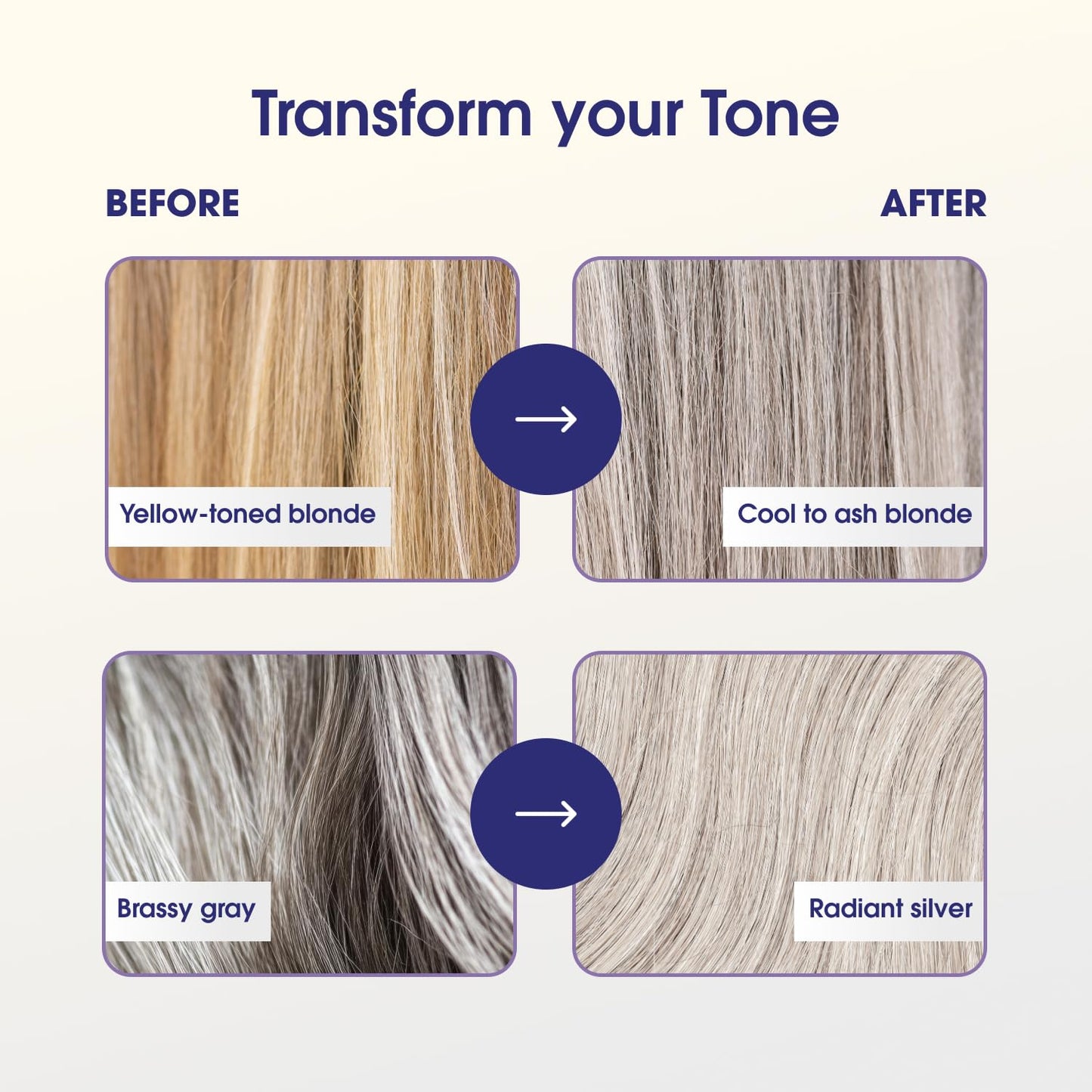 One 'n Only Shiny Silver Purple Shampoo - Argan Oil Toning Hair Shampoo for Blonde, Gray, White & Highlighted Hair - Moisturizes, Brightens & Reduces Brassiness (1 Liter)