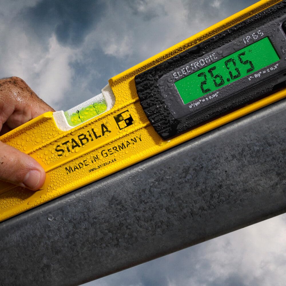 Stabila 36520 24-Inch Electronic Magnetic Dust and Waterproof IP65 TECH Level with Case