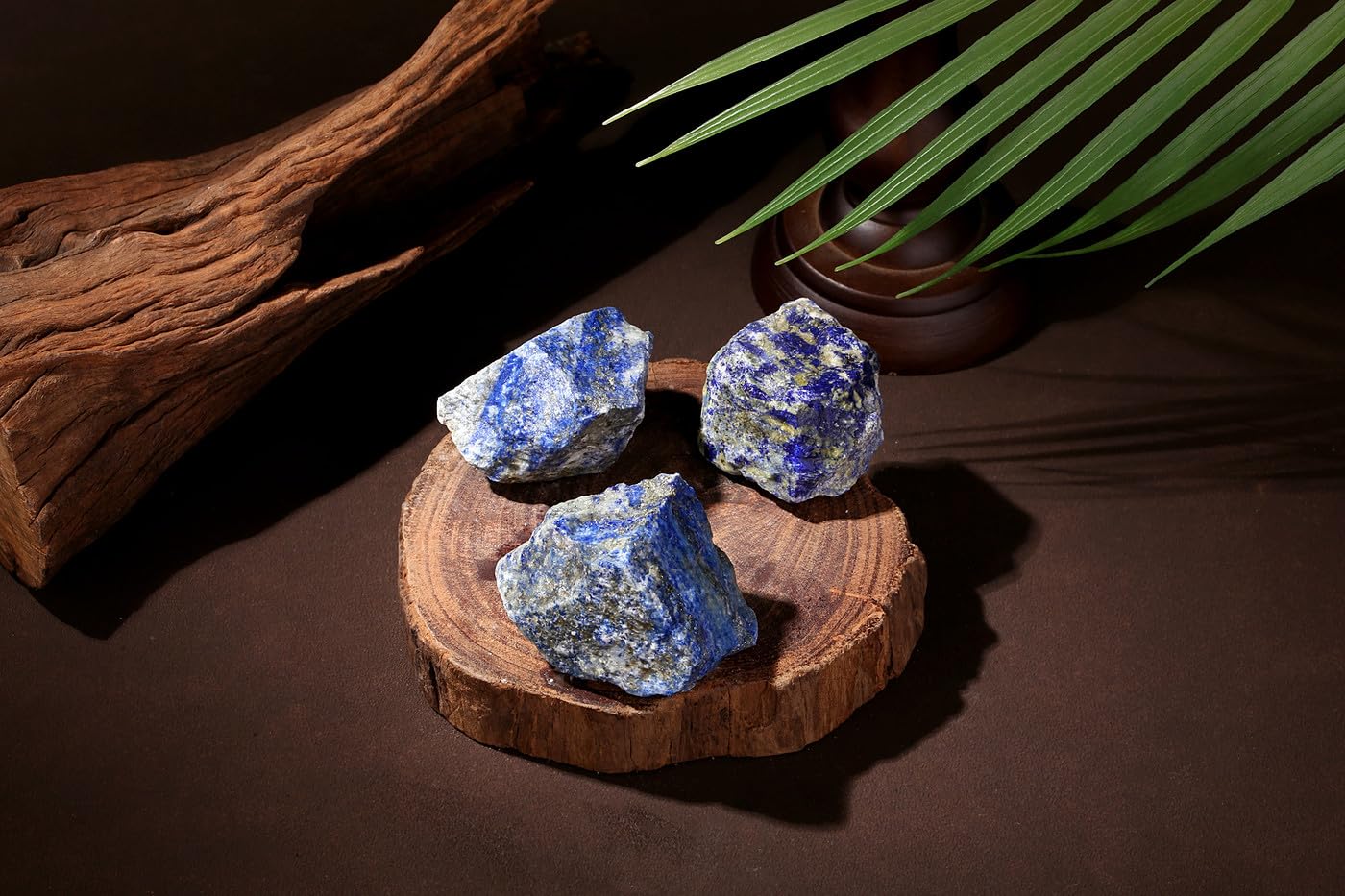 NUKAYAI 2Pcs Lapis Lazuli 1.8-2.2" Large Raw Natural Crystals Rough Stones Healing Crystal Lapis Lazuli Stone Rocks for DIY Cabbing Polishing Wire Wrapping Decoration Wicca Reiki Rock Gifts