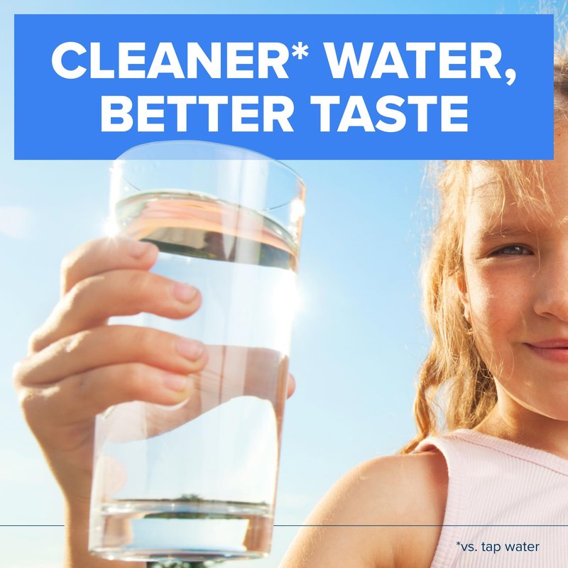 Brita Filter Replacements for Water Pitchers and Dispensers, Elite, NSF Certified to Remove 99% of Lead, 2 Count, Blue